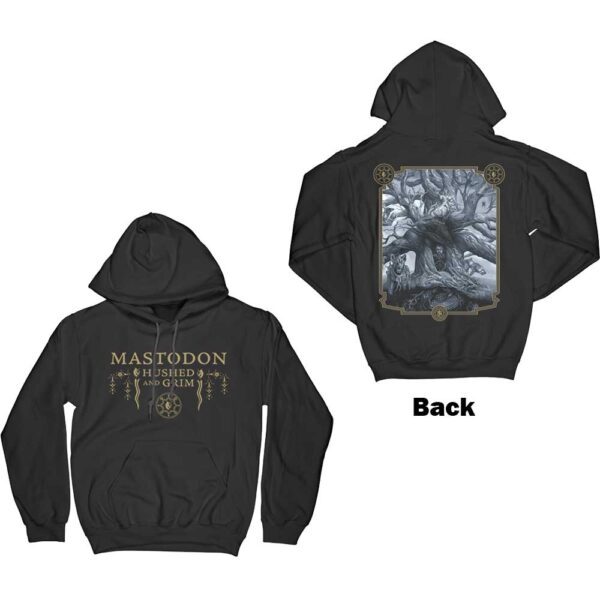 Mastodon mikina Hushed & Grim Cover Čierna XXL