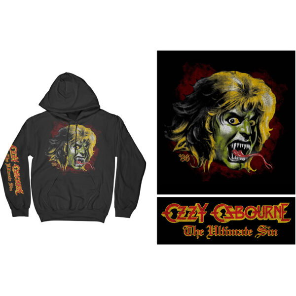 Ozzy Osbourne mikina Ozzy Demon Čierna S
